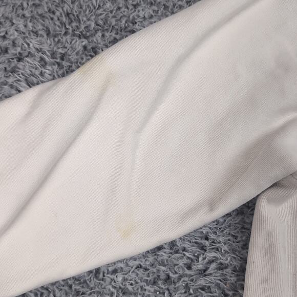 Champion Hoodie Men Small Beige Embroidered Reverse Weave Pullover Sweatshirt - Picture 6 of 7